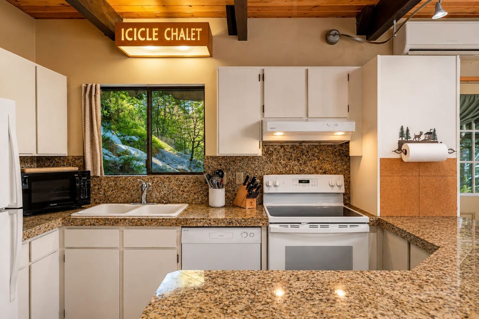 Fully equipped kitchen for your stay.