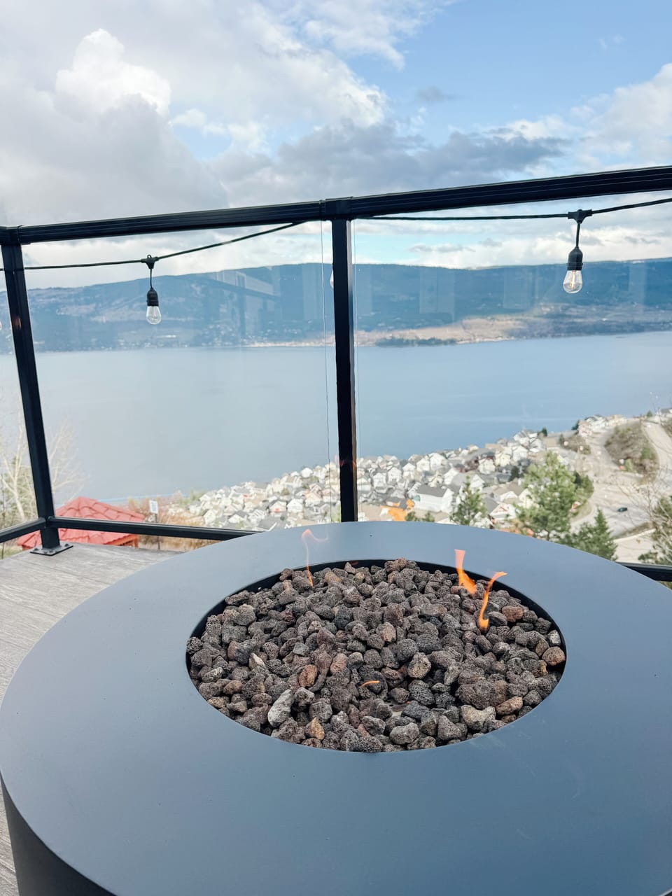 Fire table on upper deck