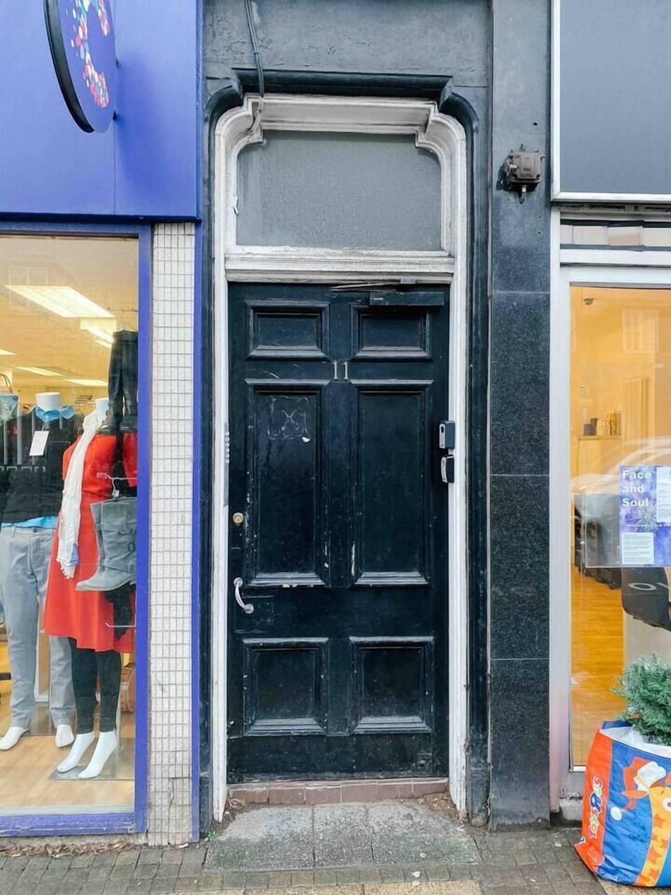 Main front door.