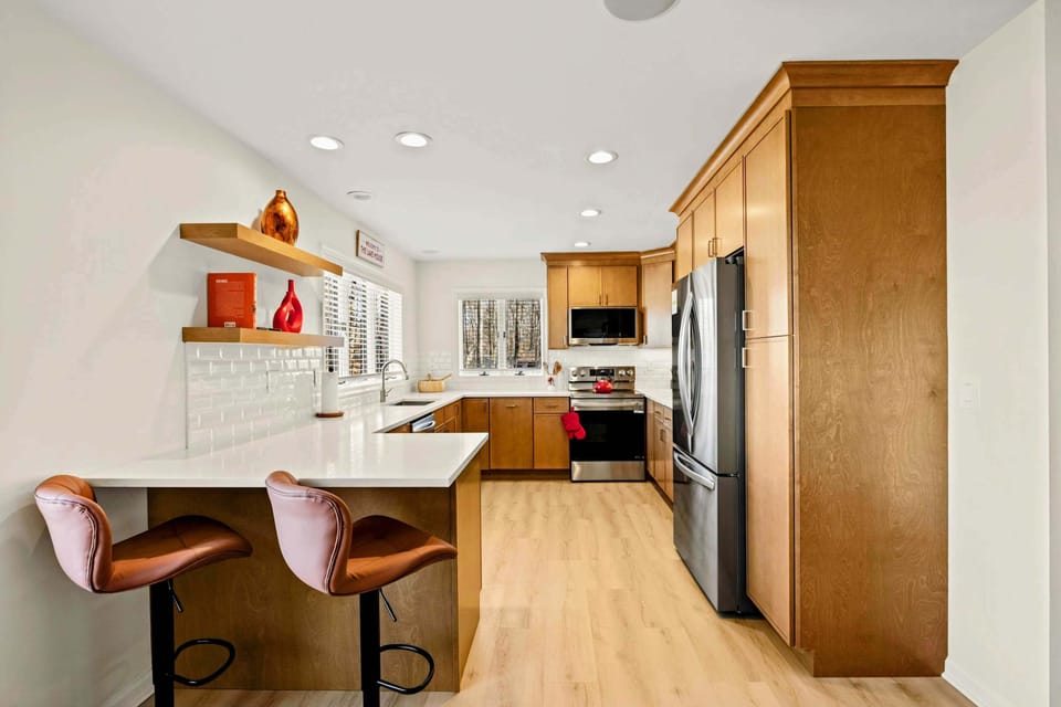 Chef’s Kitchen – Sleek appliances and ample space for cooking up a feast.