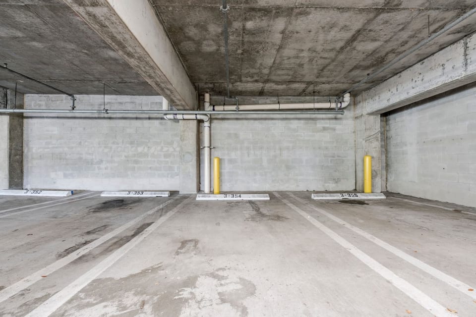 Reserved garage parking spot