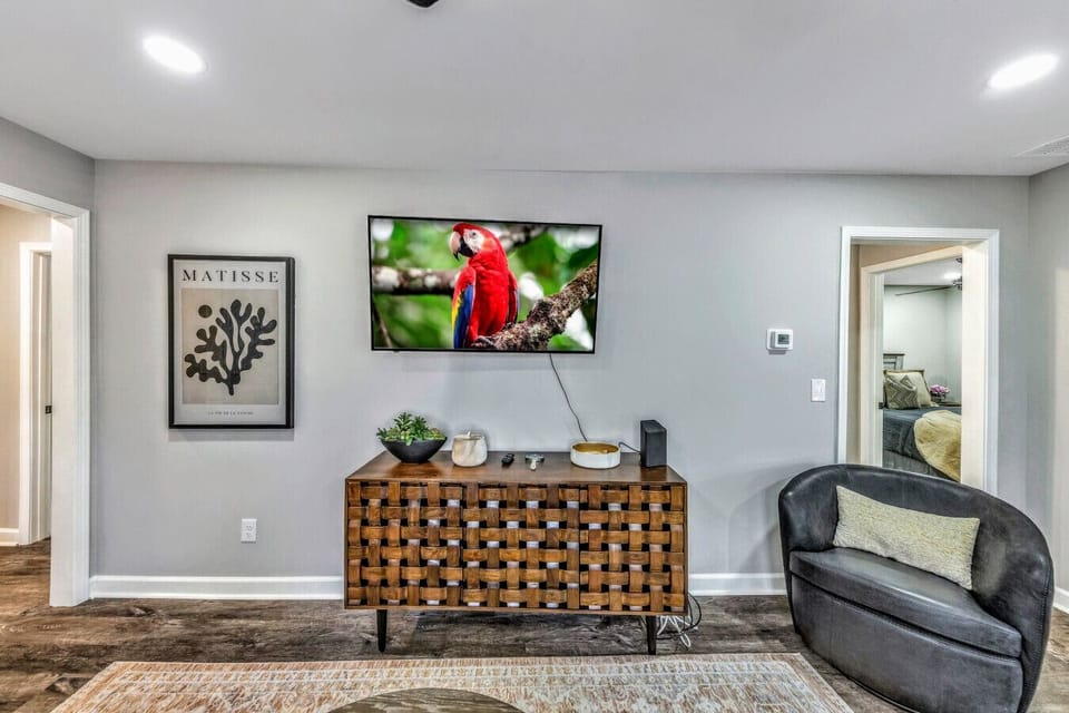 Living Room with Smart TV