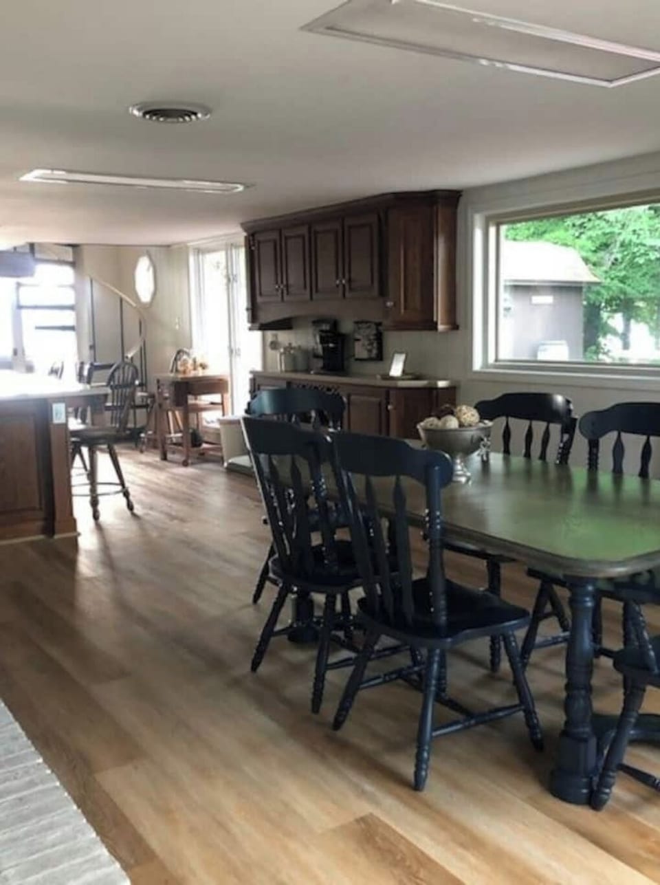 Dining area - seats 8. Kitchen/Dining seats 16 total. 