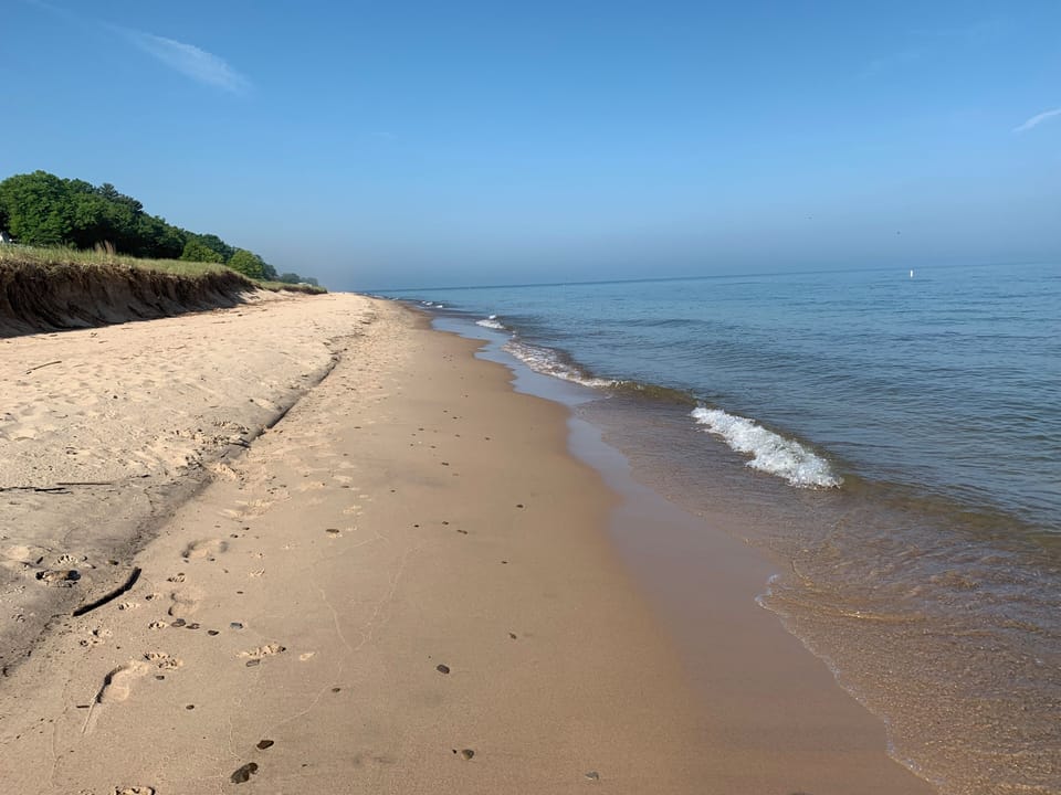 Your morning walk on the beach