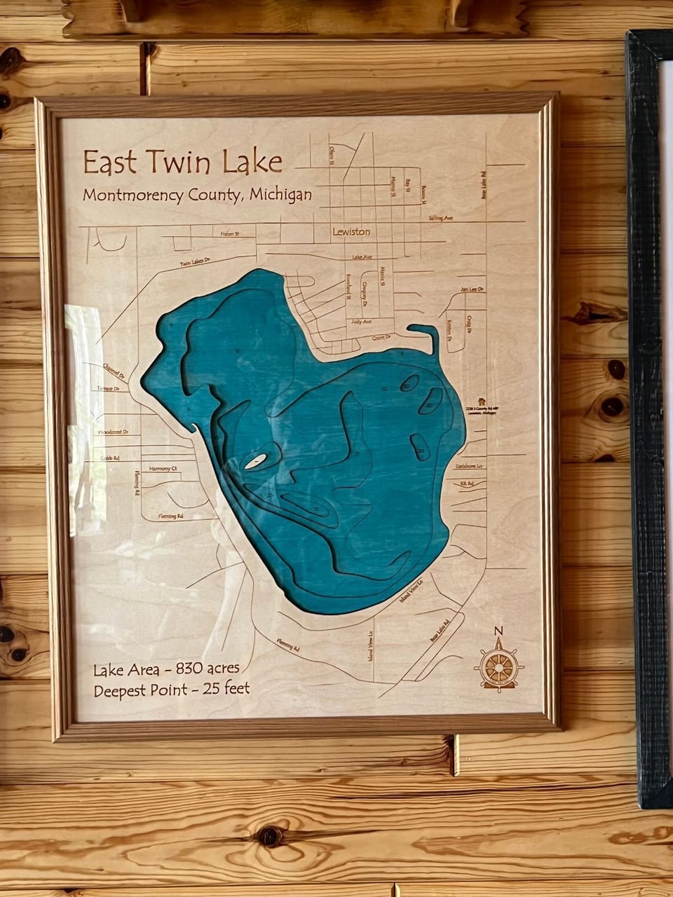East Twin Lake map