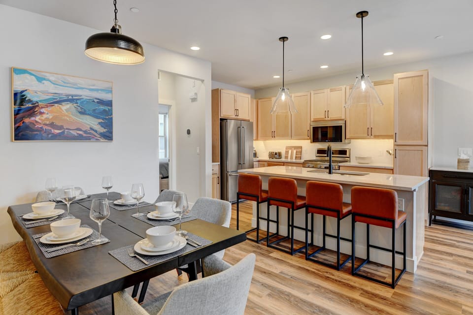 Open Concept Kitchen and Dining