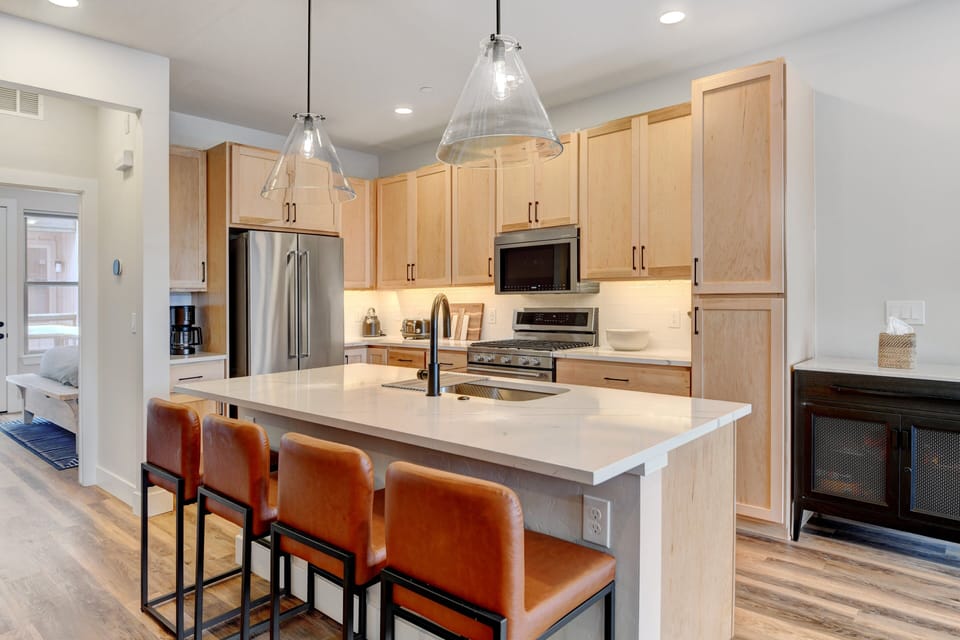 Large Kitchen Island with Seating for 4