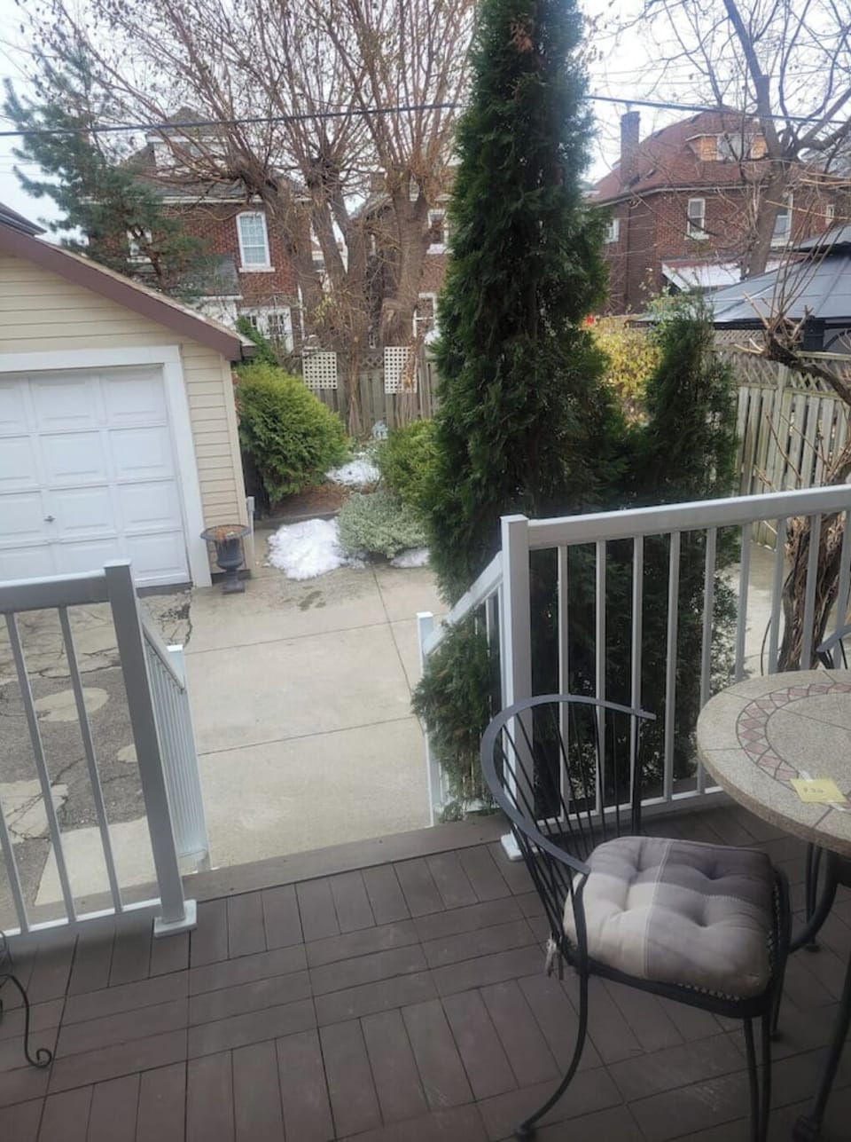 Back patio