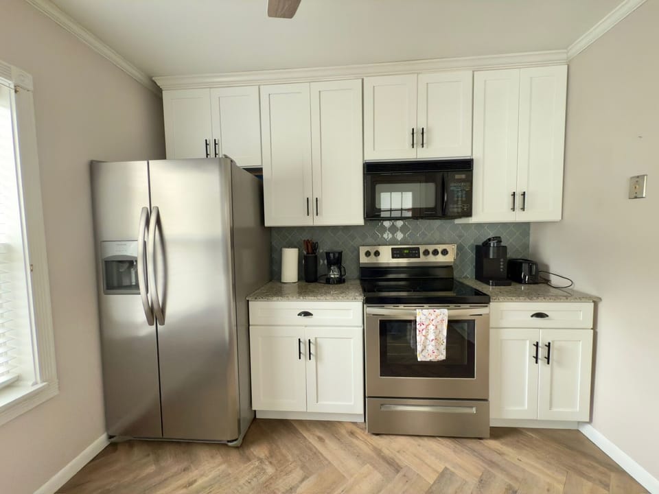Kitchen with everything you need for baking and cooking