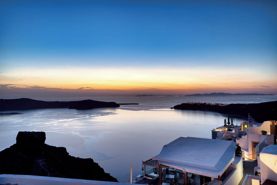 Sunset view from the balcony