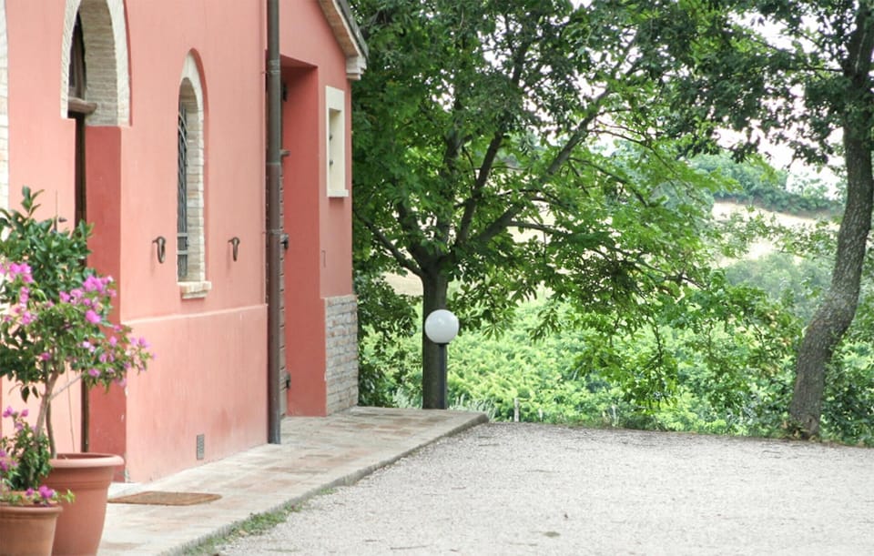 outside