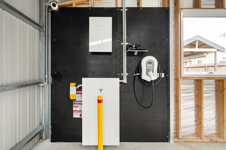 EV Charger in garage