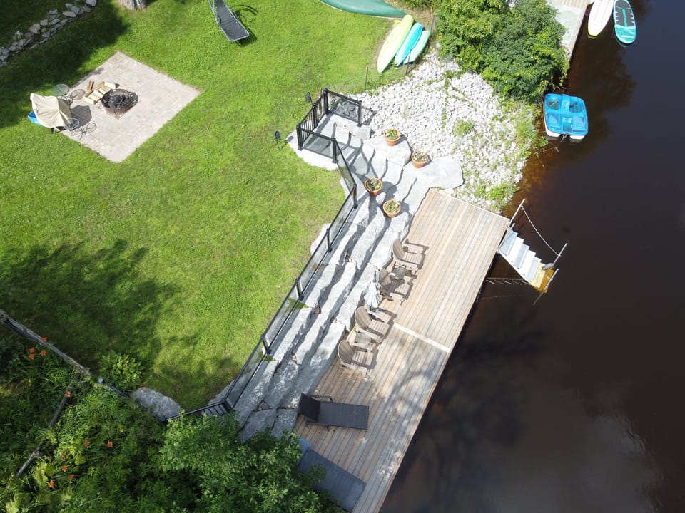 Waterfront dock and yard