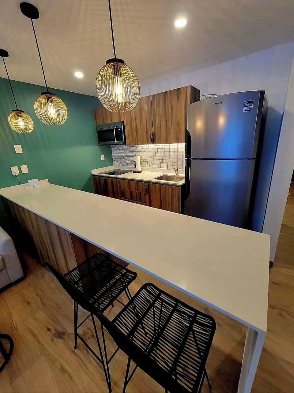 Kitchen well equip