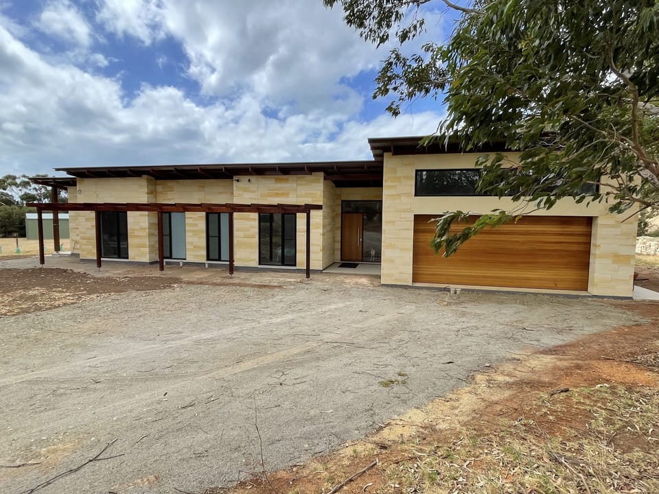 Ample parking outside including double garage for storing outdoor gear