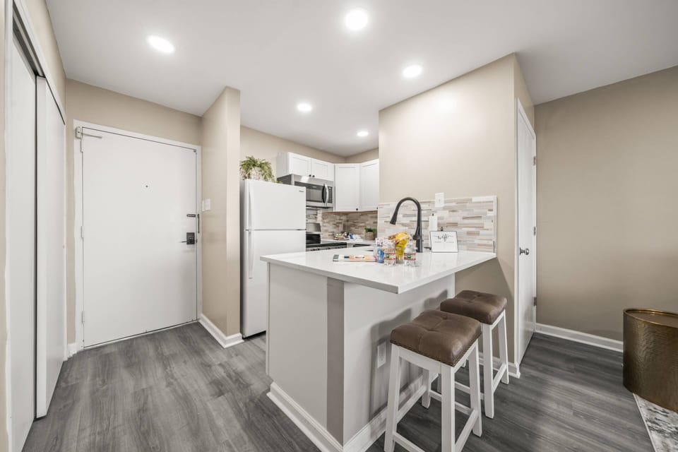 Updated Kitchen Area | Fridge, Microwave, Oven, Stovetop, Dishwasher