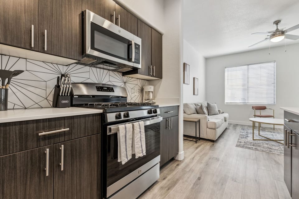 Fully equipped kitchen