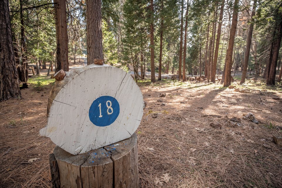 18 hole Disc Golf course at Rec Center