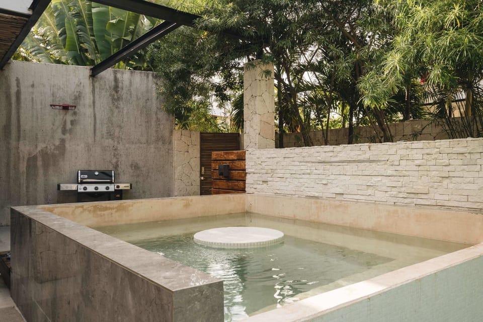 Fantastic plunge pool located in the ground floor patio.