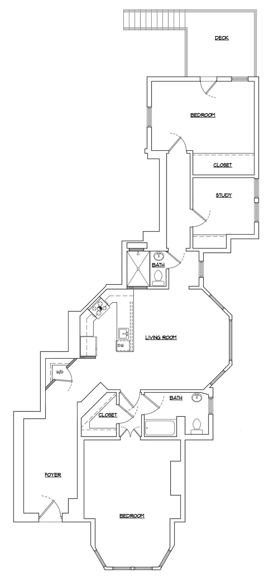 Large, Spacious Floorplan Totals 1,263 Square Feet