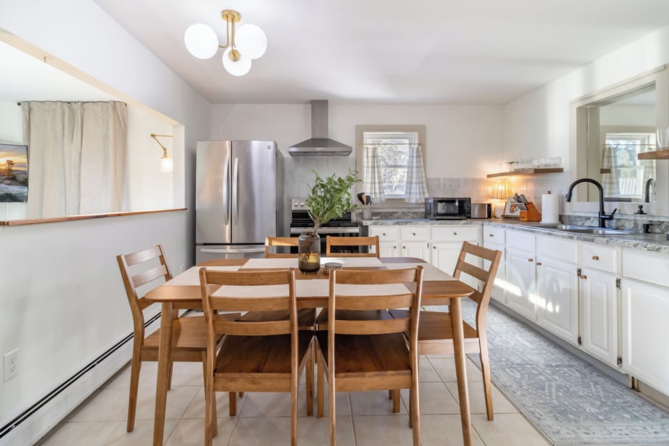Kitchen and dining room