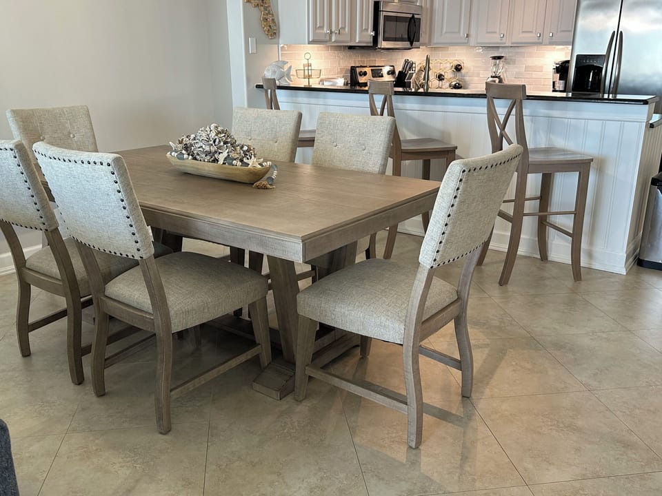 New dining room with seating for 6
