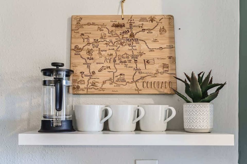 Enjoy a cup of coffee or tea