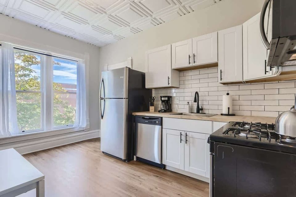 Bask in the sun and amazing views of Denver while cooking your favorite meal