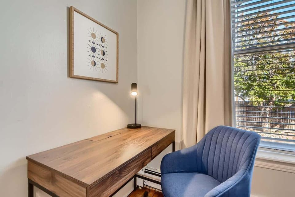 Two desks in-unit for working remotely