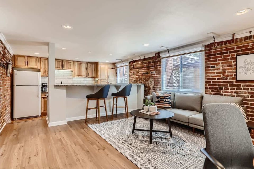 The brick walls are our favorite part of this unit, rooted deep in history