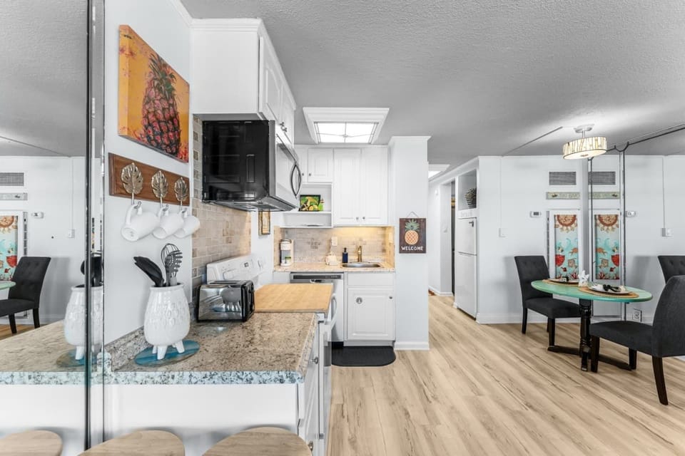 Kitchen, microwave, stove, dishwasher