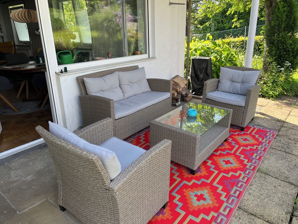 Terrace off the living/dinning room