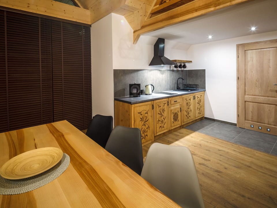 Furniture, Cabinetry, Table, Wood, Chair, Kitchen, Countertop, Flooring, Floor, Wood Stain
