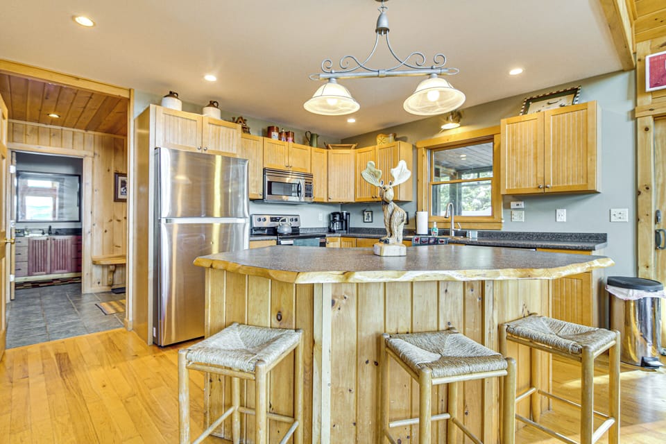 Kitchen | 1st Floor | Cooking Basics | Keurig Dual Coffee Maker | Wine Glasses