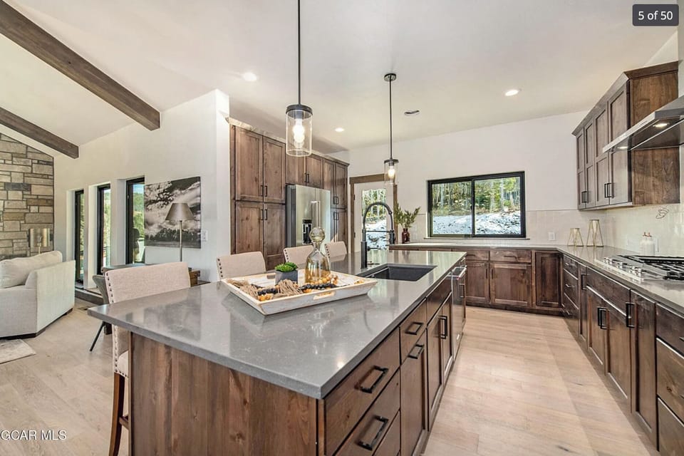 Gourmet kitchen