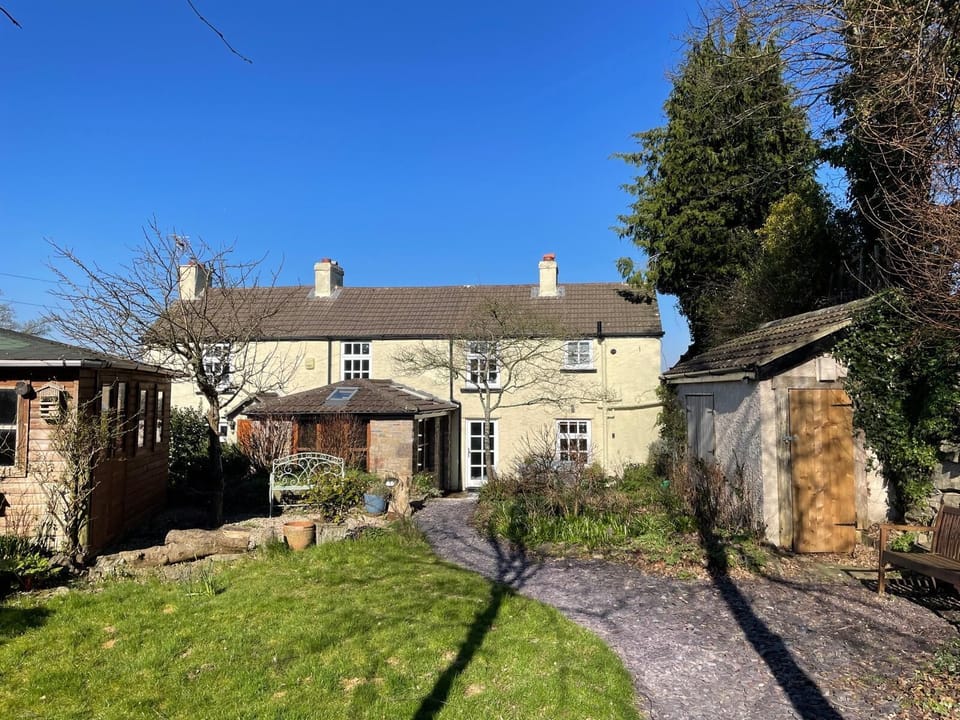 Your view as you enter from the carport