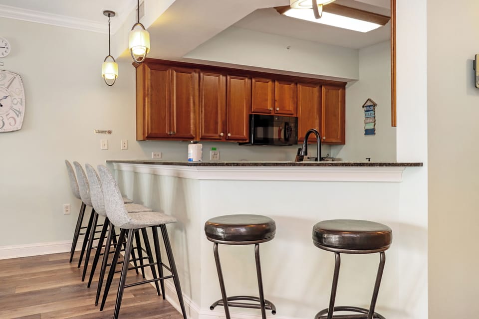 Kitchen with Bar Seating