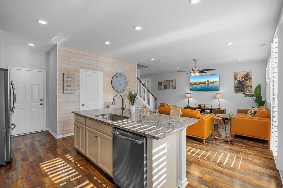 Living Room and Kitchen