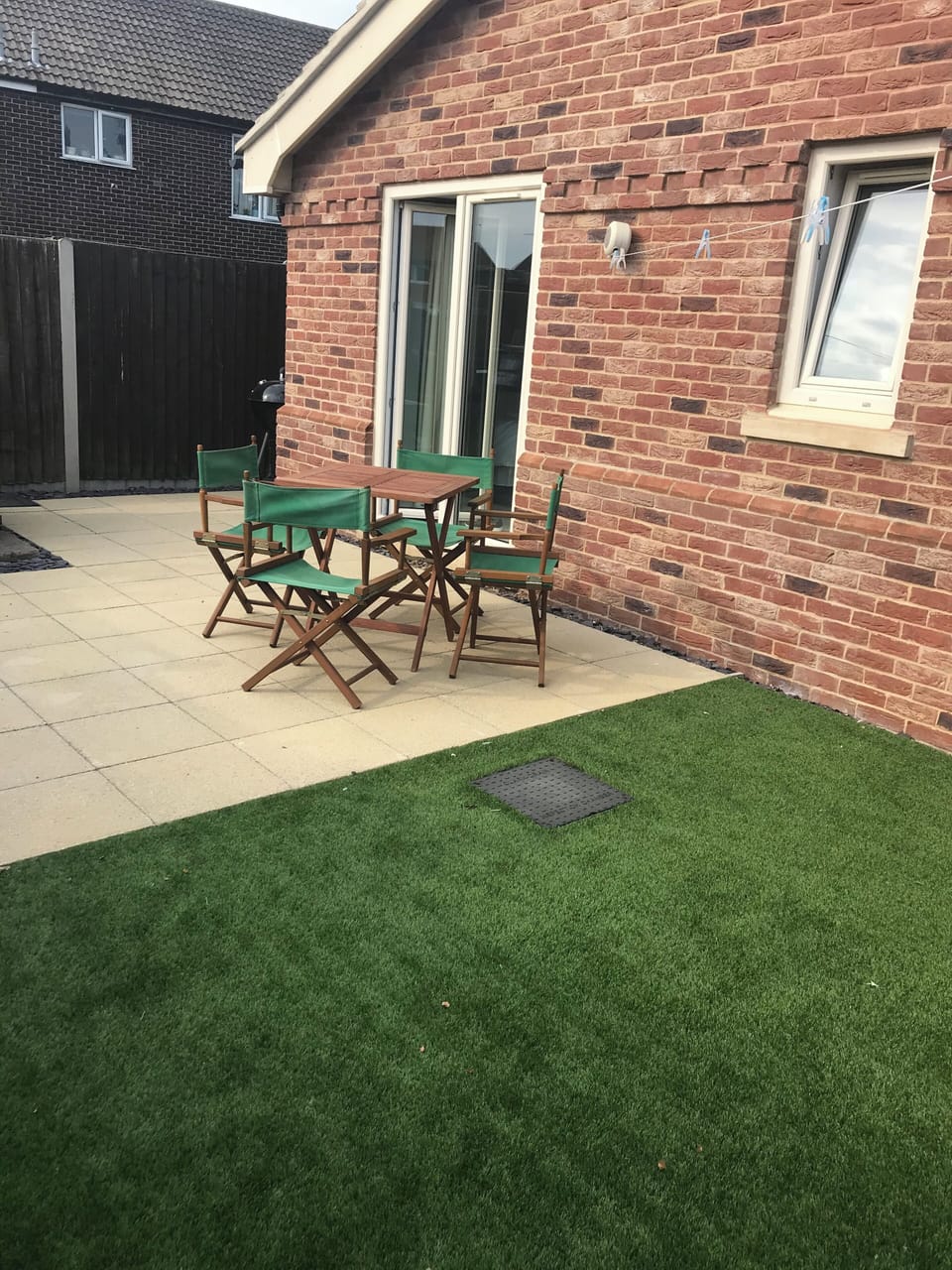 Compact rear garden 