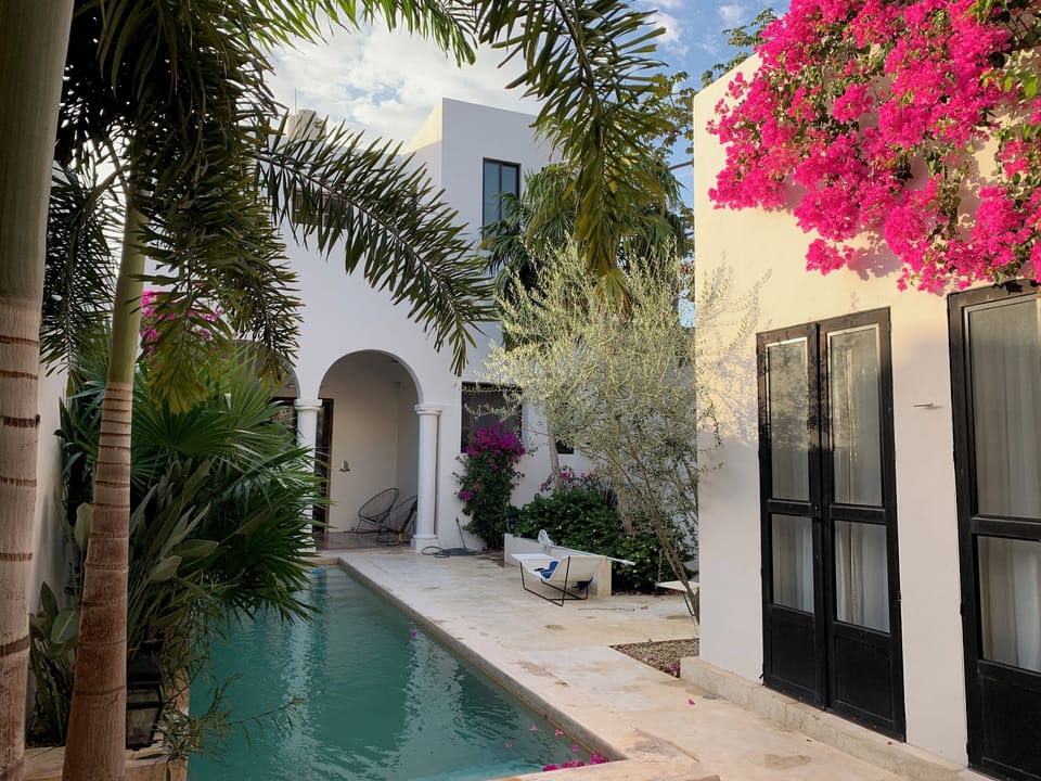 The main house from the casita