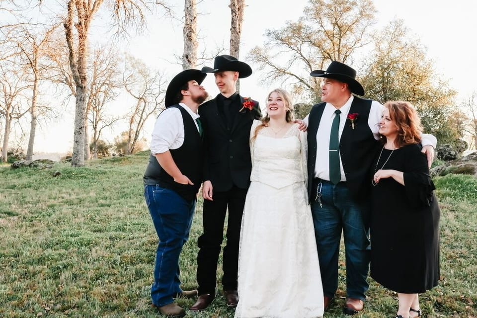 Having some fun with the Groom.