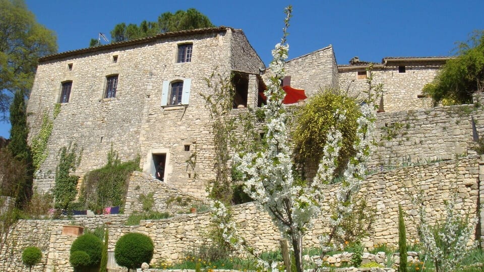 View of the house from the garden