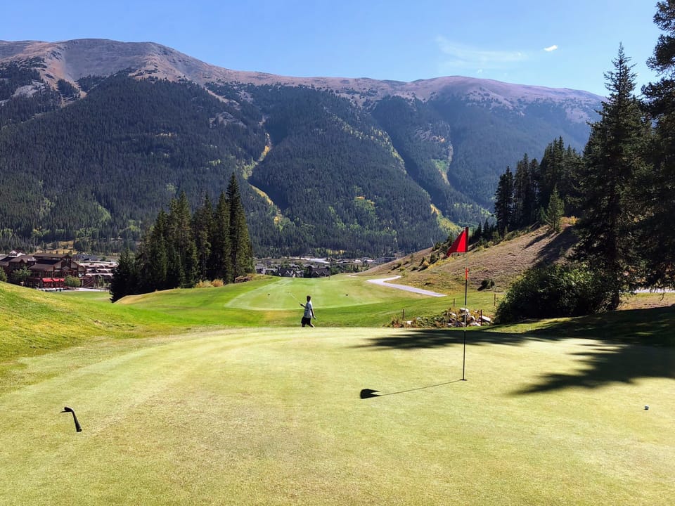 On resort golf course