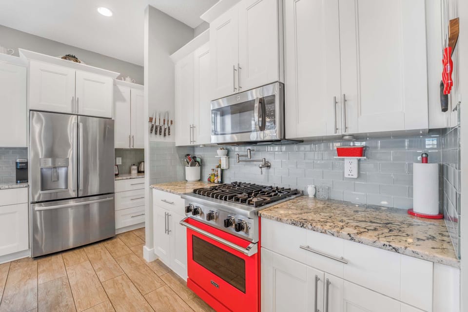 Sleek & stylish kitchen. Prepare meals with ease.
