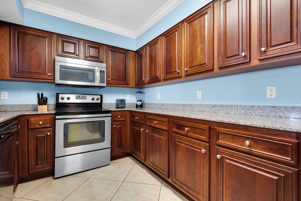 The kitchen has all you need