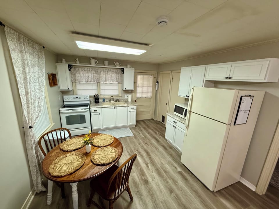 Fully stocked kitchen