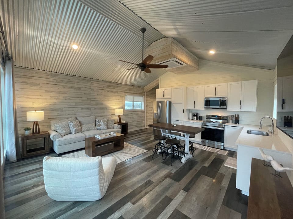 livingroom and kitchen
