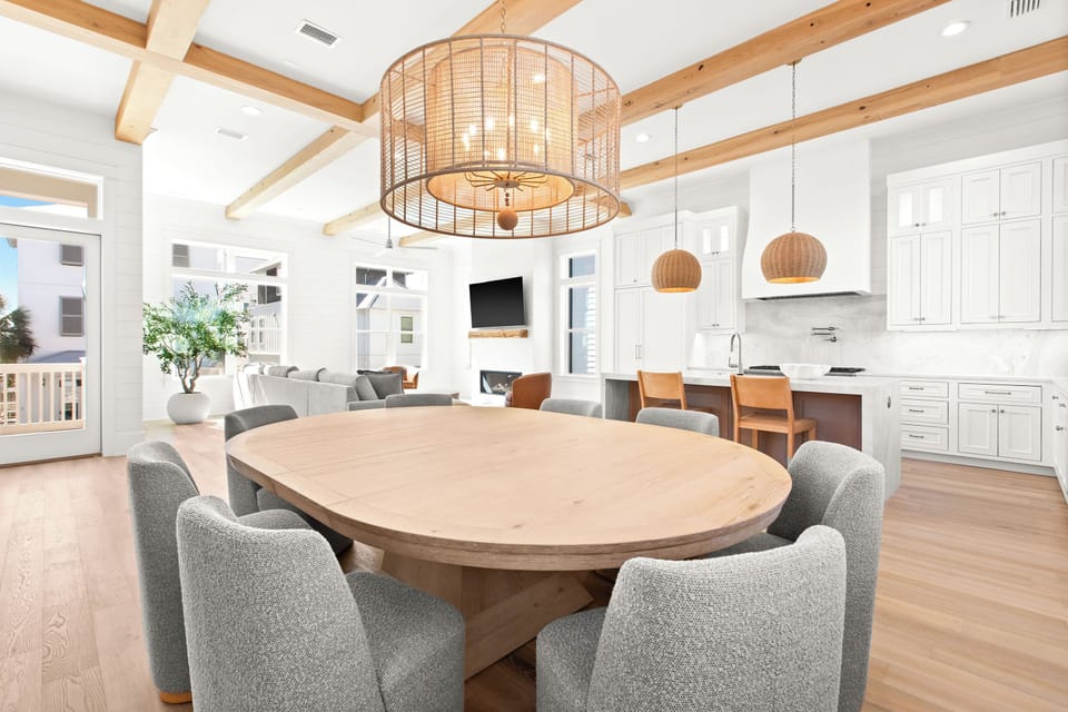 2nd Floor Dining Area seats 6