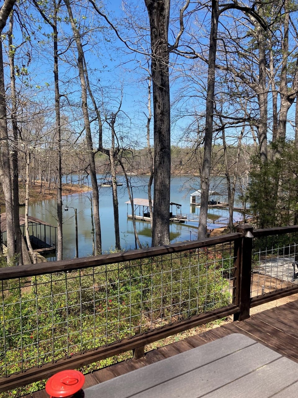 View from the deck