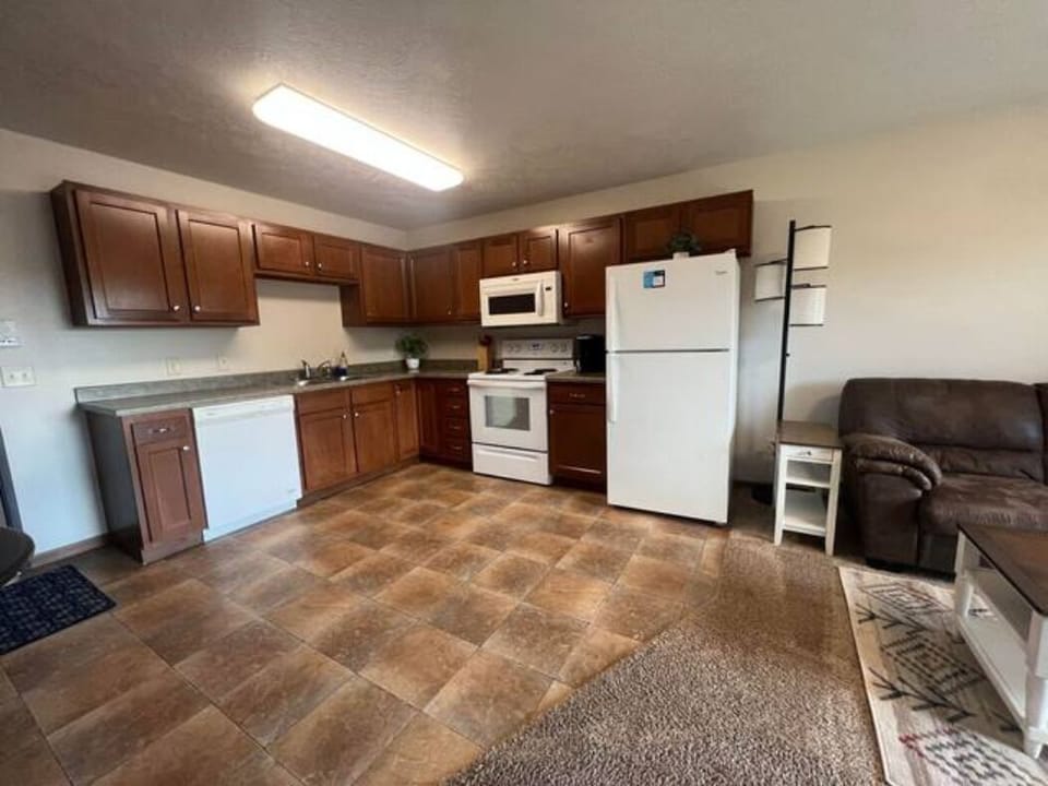 Kitchen space.